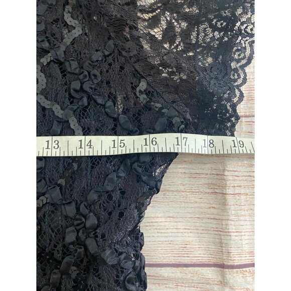 Vintage HW Collections Drop Waist Sequin Mermaid Style Cocktail Dress - 11-12 - Picture 7 of 14